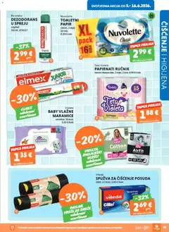 Studenac Katalog - Pregled kataloga iz trgovine Studenac, vrijedi od 10.06.2026 | Stranica: 35 | Proizvodi: Spužva, Dezodorans, Ručnik, Borotalco