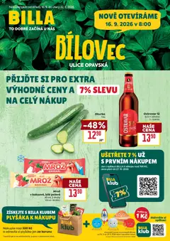 Náhled letáku Billa leták - Bílovec od 16.09.2026