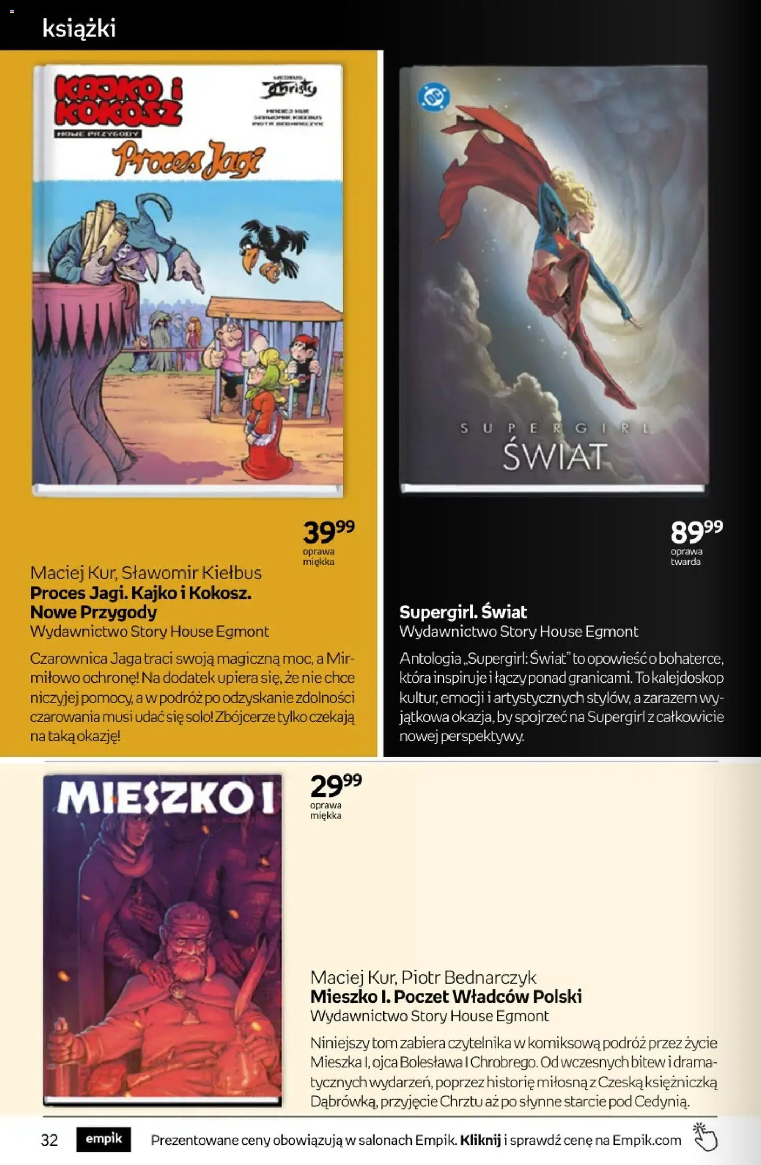 Empik promocje - Tom kultury Książki od 03.06.2026 | Strona: 32 | Produkty: Kosz, Książki