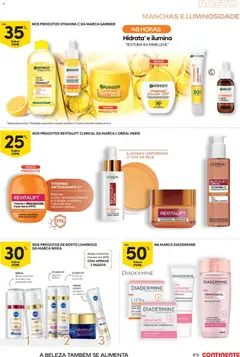 Pré-visualização Continente Beleza Brilho com sabor a verão válido de 07/07/2026 | Página: 9 | Produtos: Alisador, Rum, Vitamina c, Creme