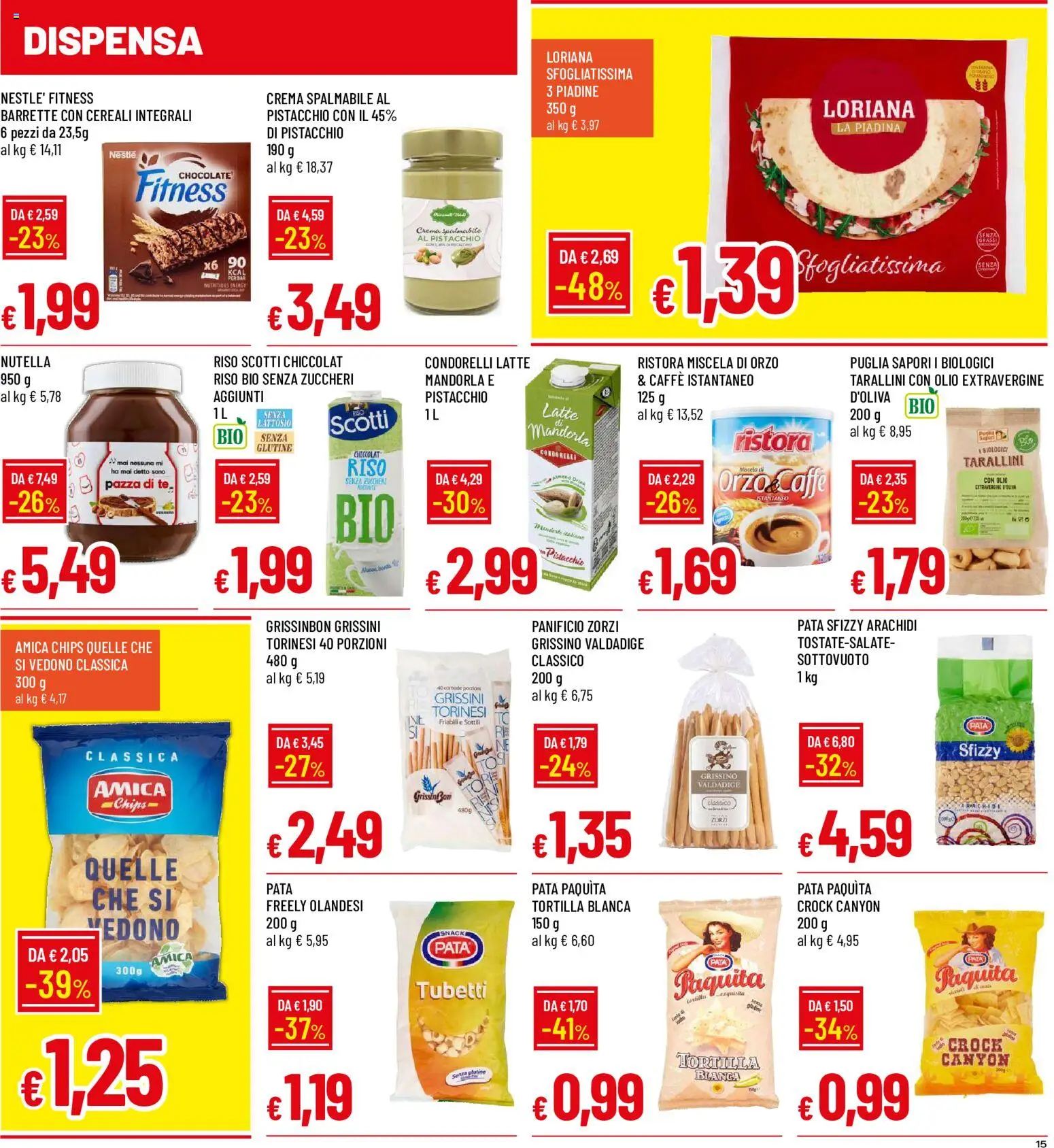 Volantino Galassia del 06/08/2026 | Pagina: 15 | Prodotti: Crema, Mandorla, Olio, Nutella