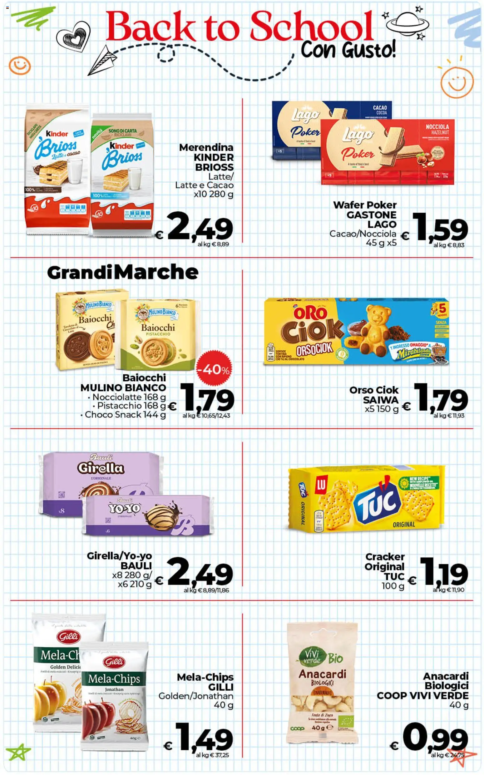 Volantino Ipercoop del 11/09/2026 | Pagina: 25 | Prodotti: Pistacchio, Cioccolato, Olio, Anacardi