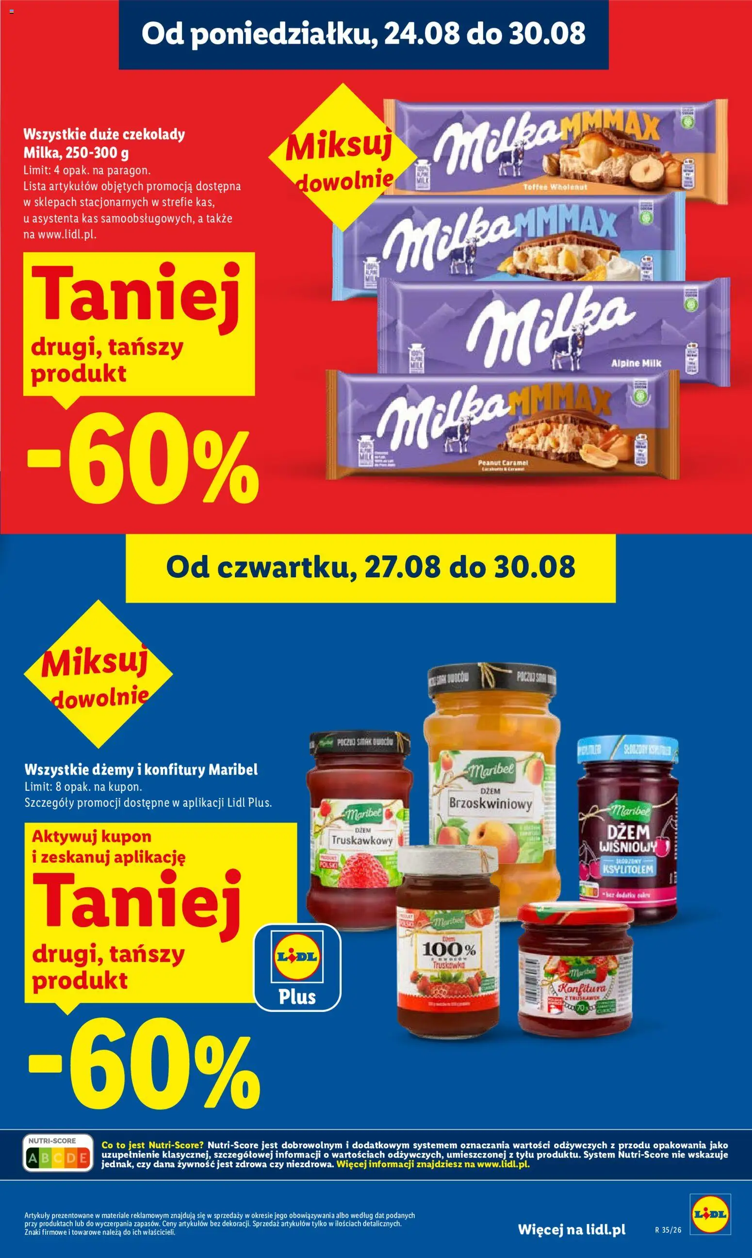 Lidl Polsko leták od 27.08.2026 | Strana: 21 | Produkty: Džem, Milka