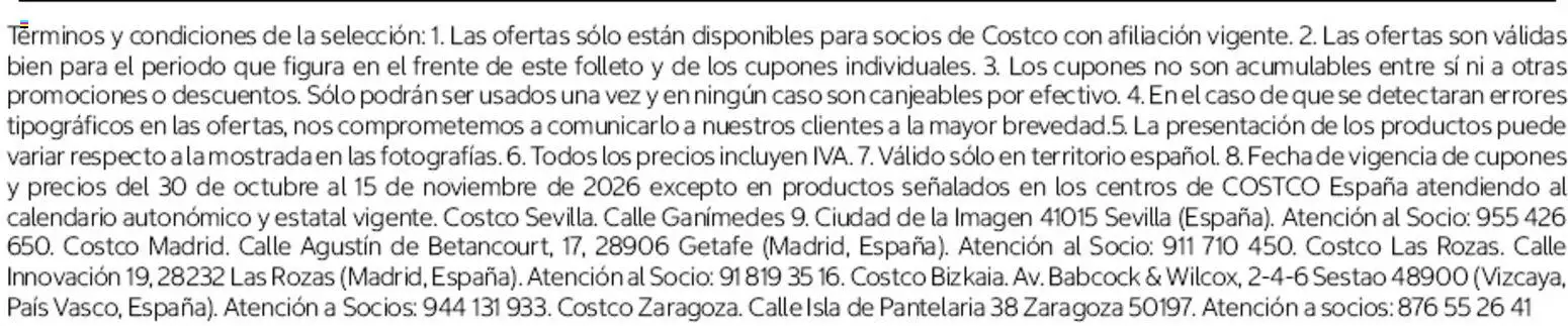 Costco Black Friday │ válido desde el 30/10/2026 | Página: 8