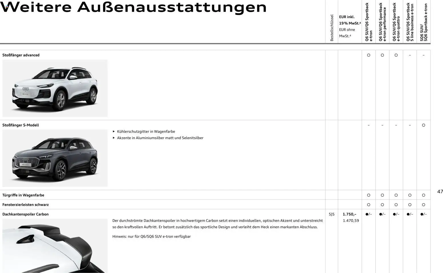 Audi Prospekt – gültig ab 23.06.2026 | Seite: 47