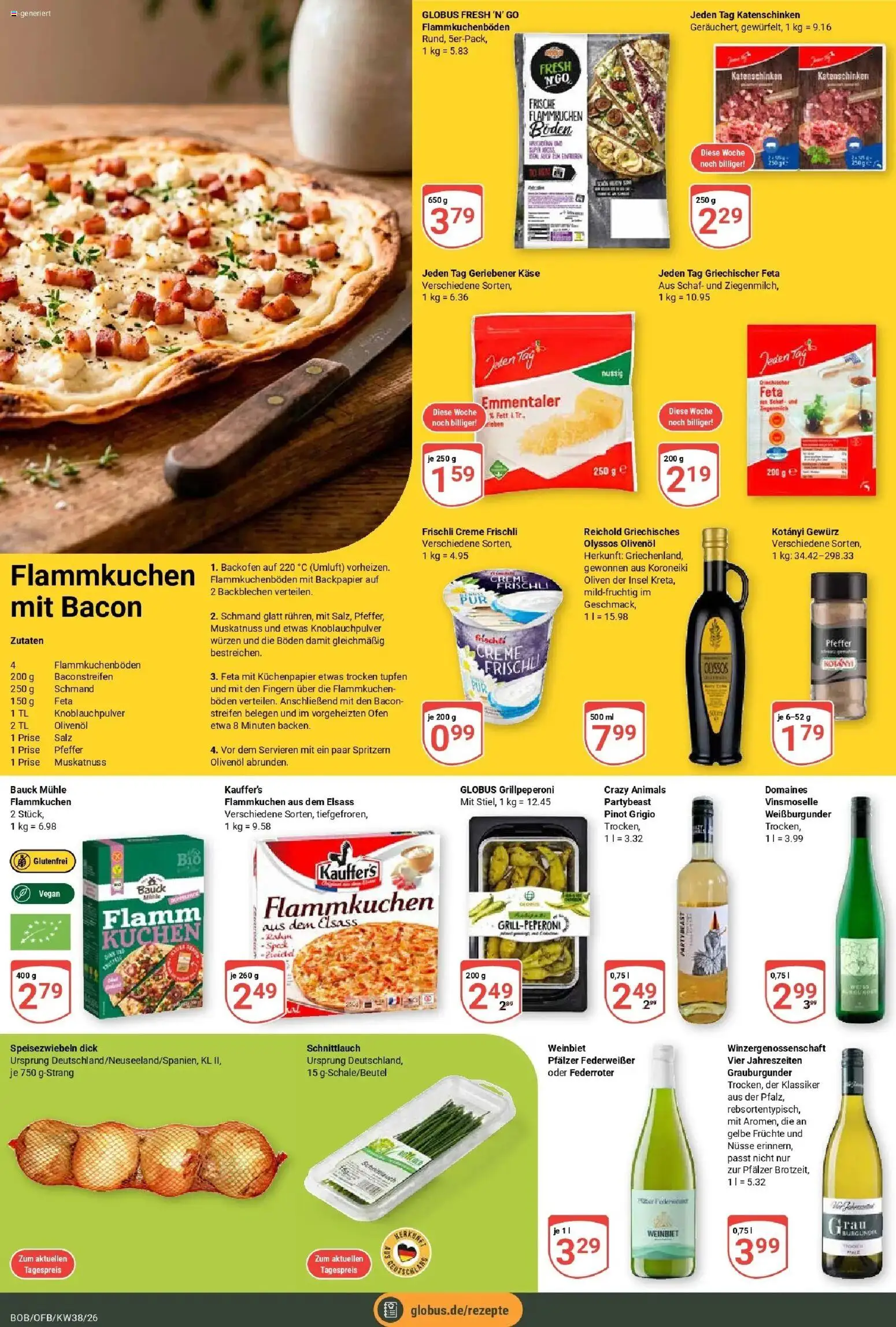Globus Prospekt Bobenheim-Roxheim (ab 14.09.2026) » Angebote online | Seite: 16 | Produkte: Käse, Olivenol, Creme, Nüsse