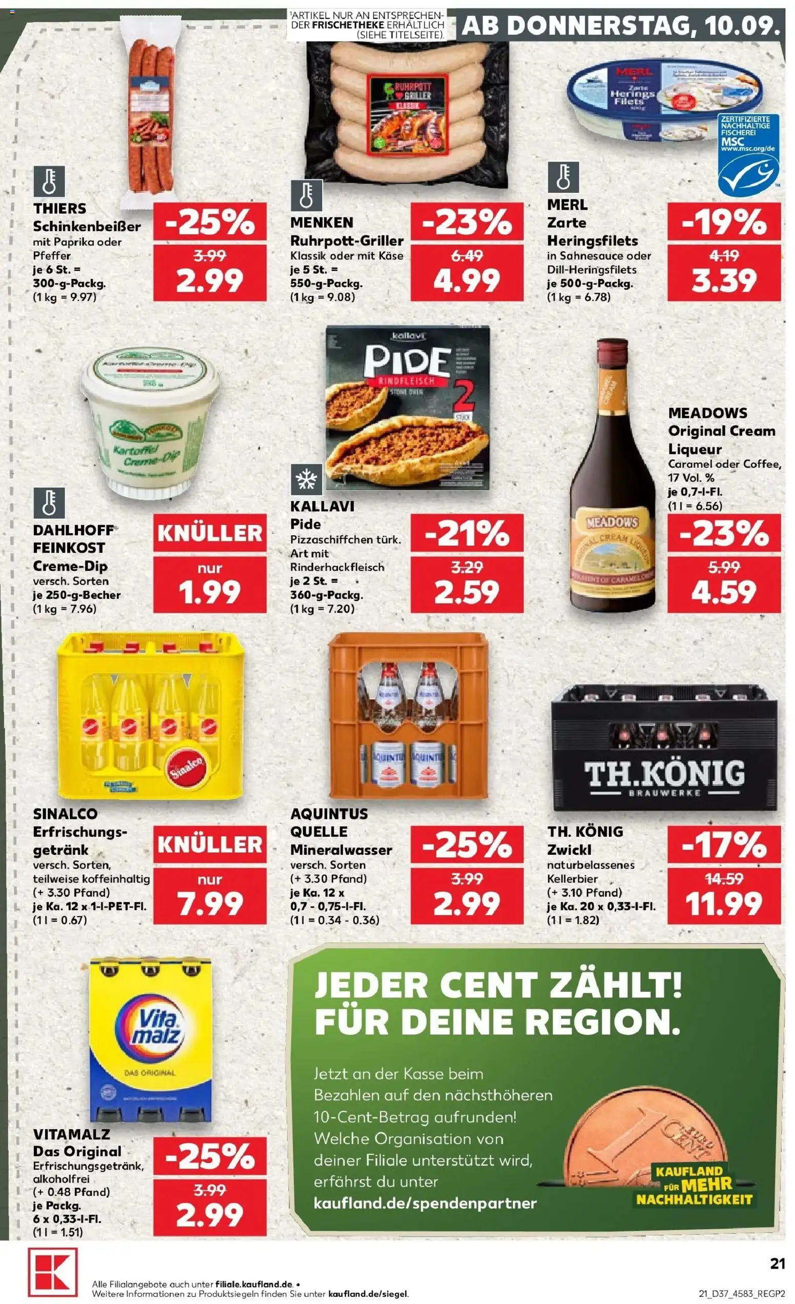 Prospekt Kaufland ab 10.09.2026 » Angebote Online zum Blättern | Seite: 21