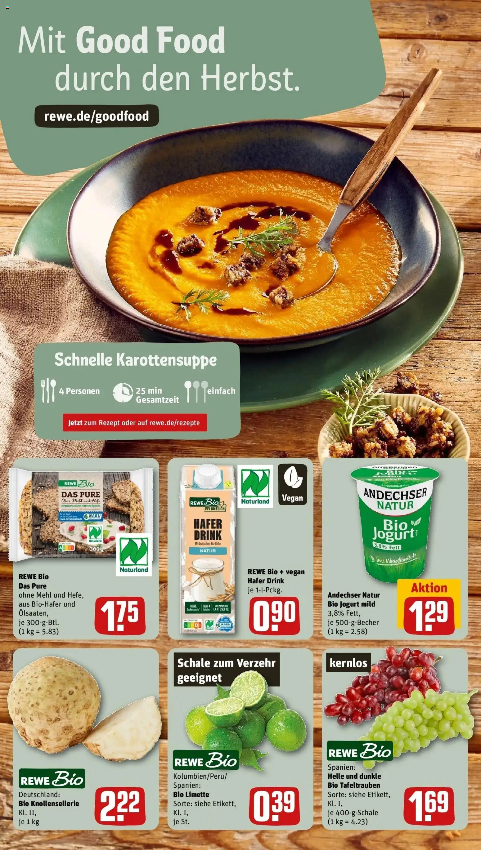 REWE Prospekt ab 05.10.2026 zum Blättern » Angebote | Seite: 6 | Produkte: Mehl, Limette