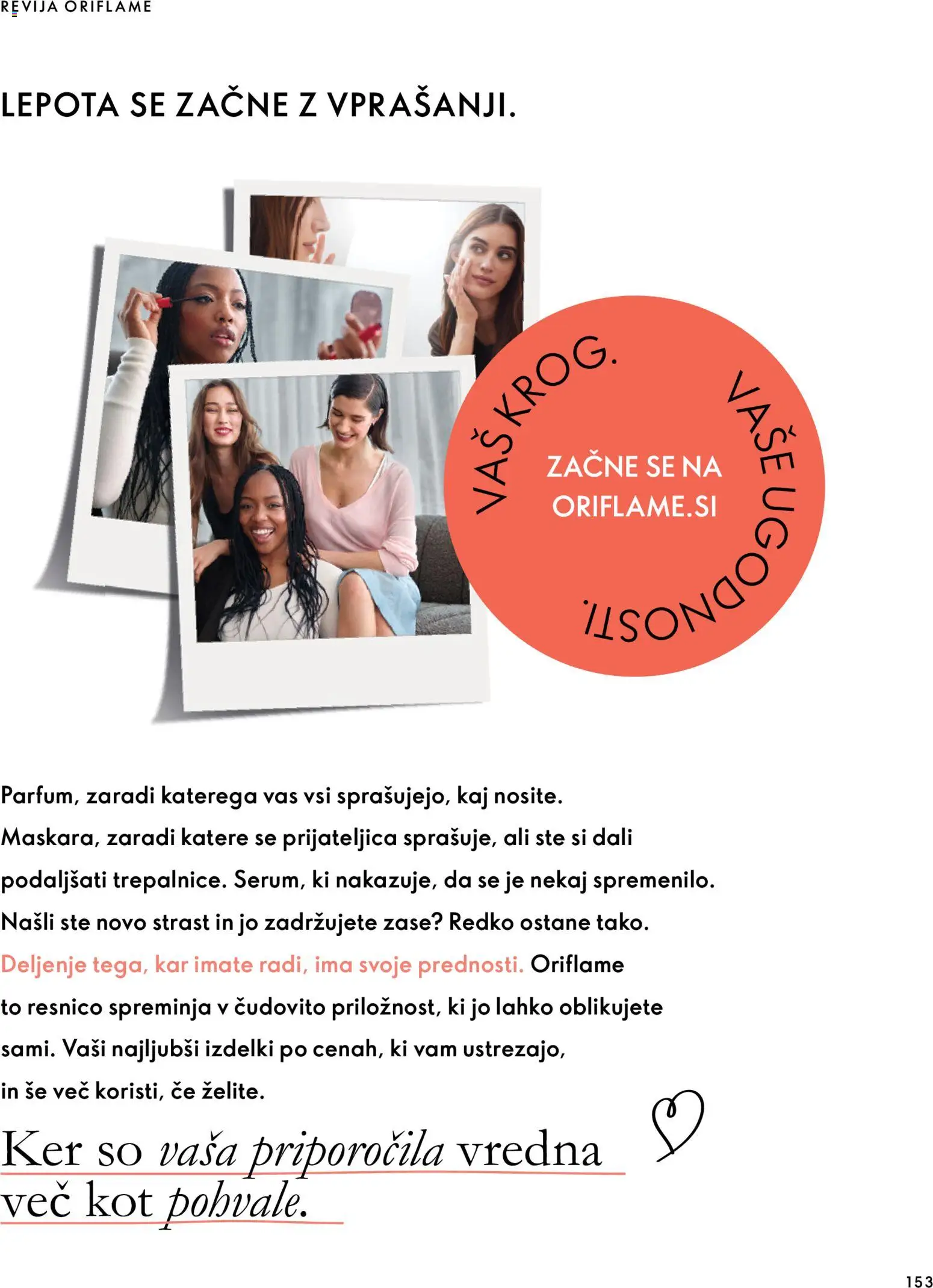 Novi Oriflame katalog ponudbe – veljaven od 07.10.2026 | Stran: 153 | Izdelki: Revija