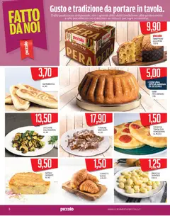 Anteprima del volantino Piccolo volantino valido a partire dal 12/10/2026 | Pagina: 6 | Prodotti: Patate, Pera, Zucchine, Gnocchi