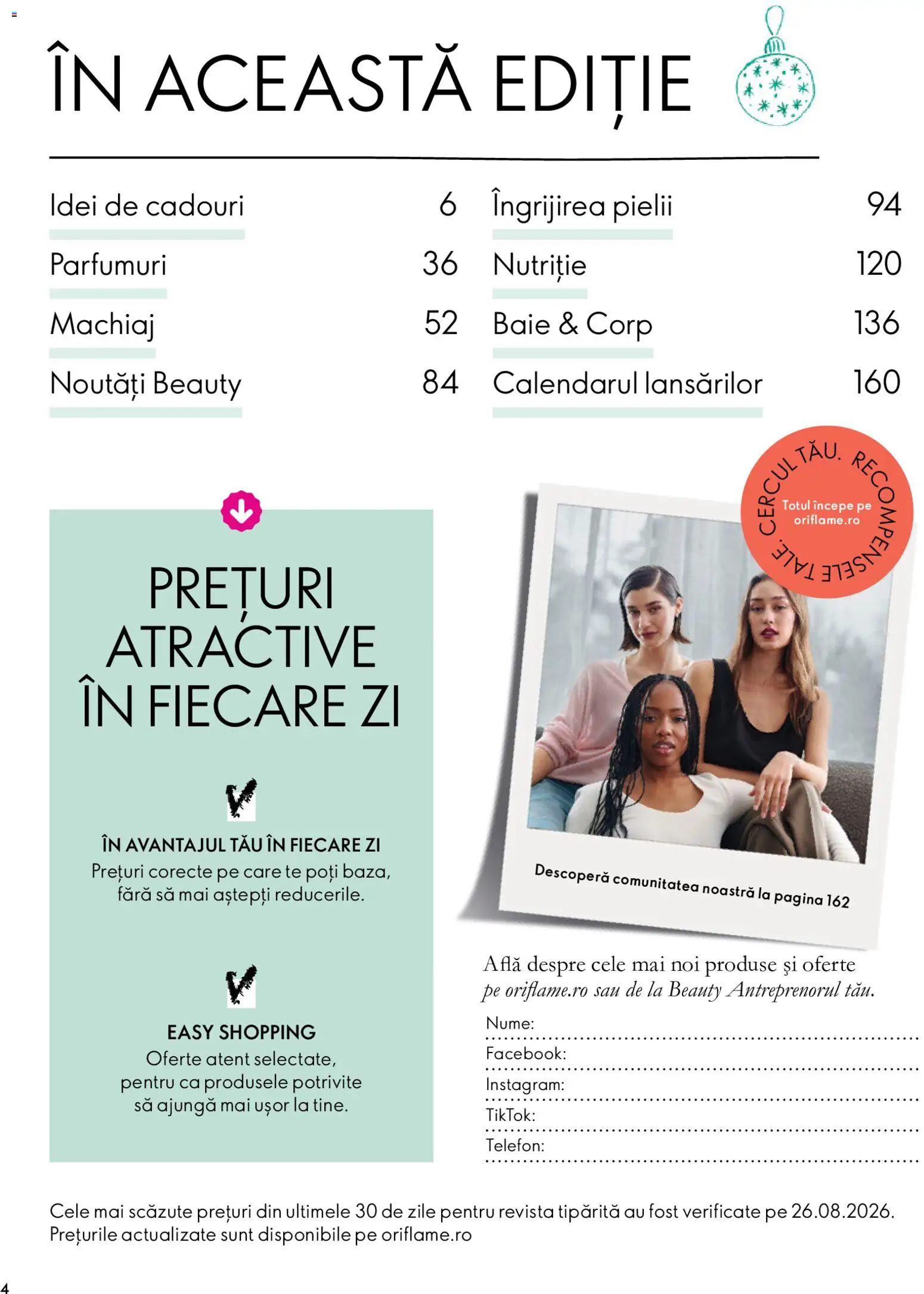 Noul catalog Oriflame – valabil de la 11.11.2026 | Pagină: 4