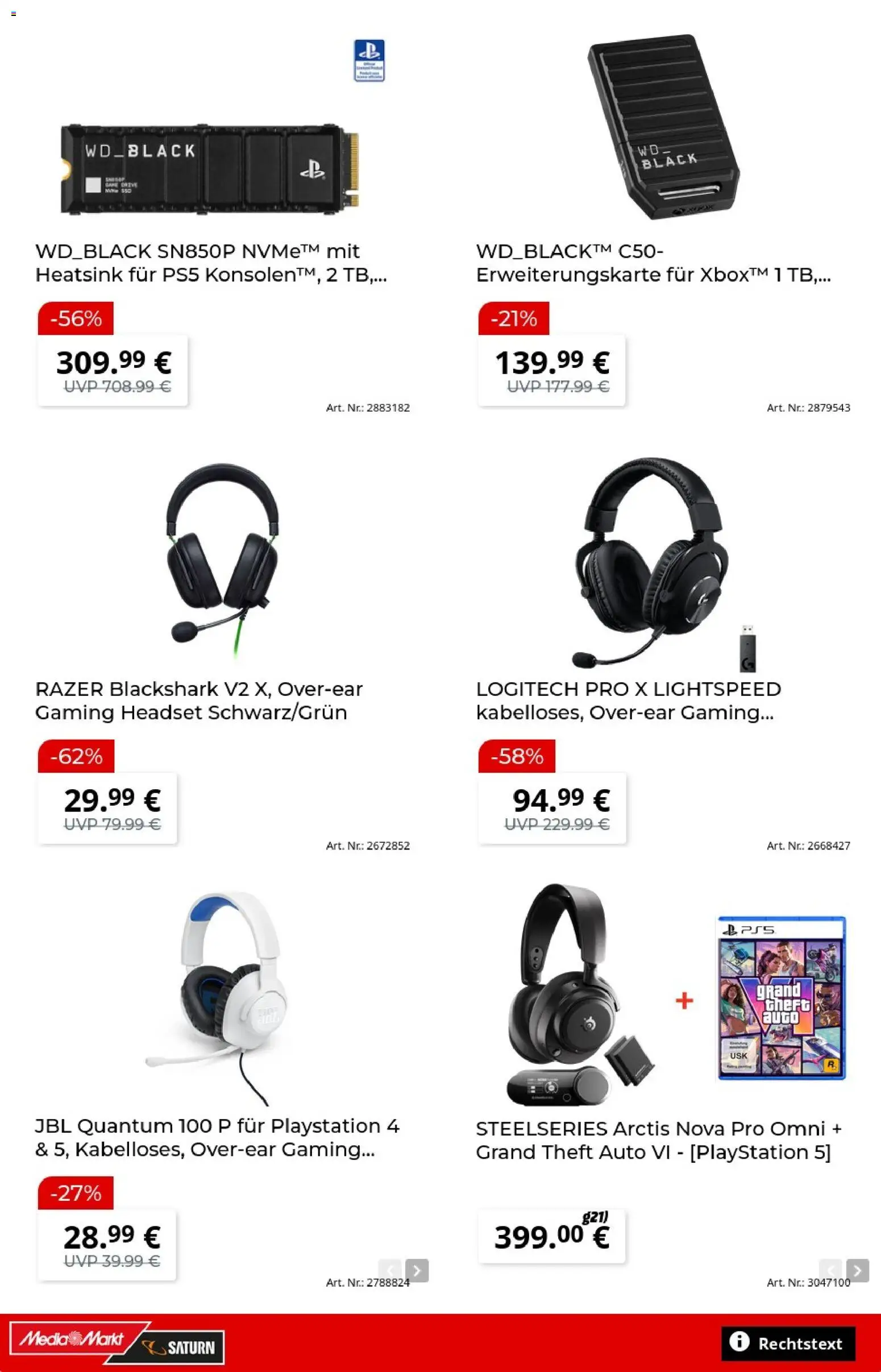Media Markt Prospekt – gültig ab 14.10.2026 | Seite: 21 | Produkte: Playstation, Headset