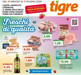 Anteprima del volantino Tigre volantino Roma valido a partire dal 21.05.2026