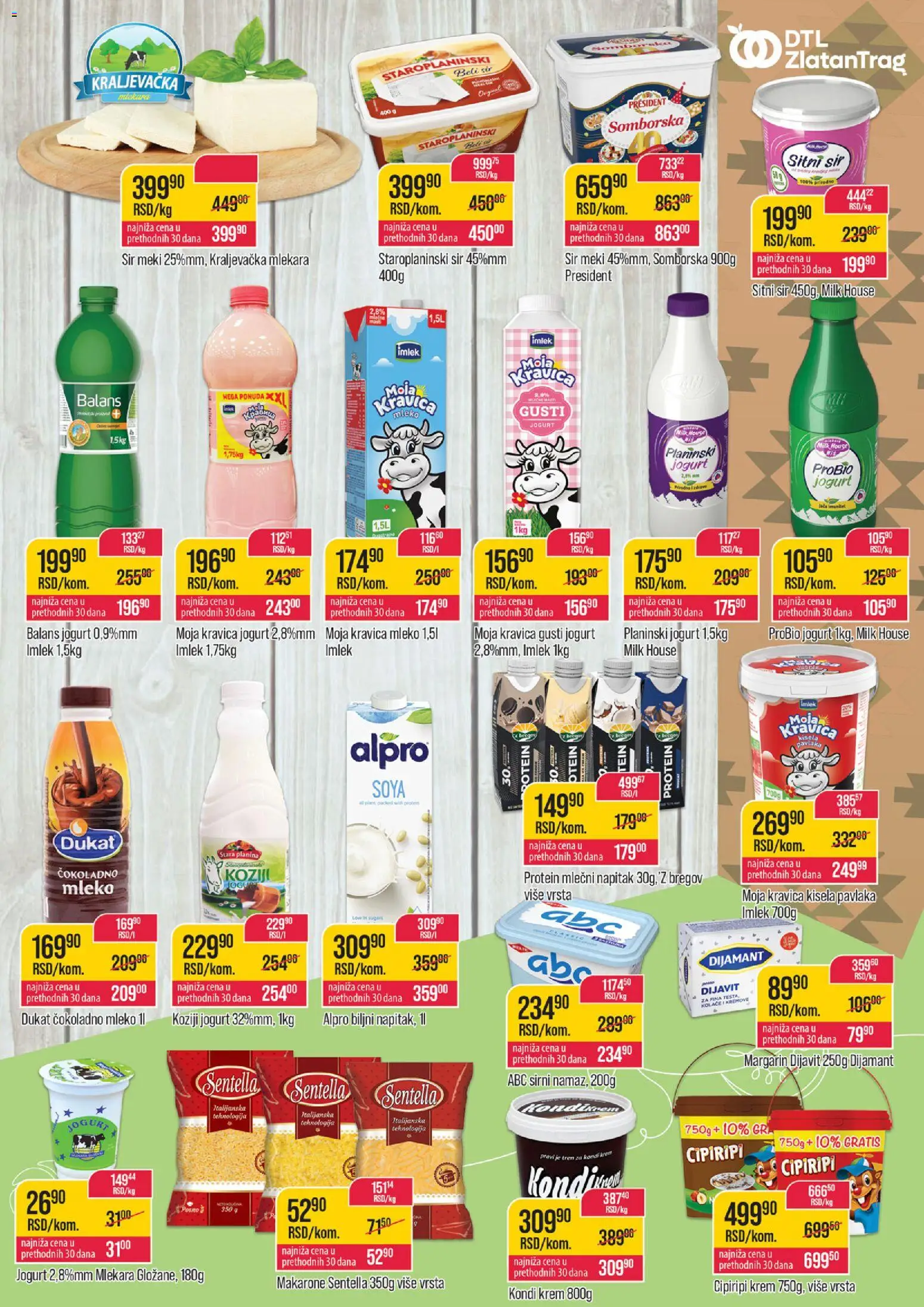 Zlatan Trag katalog - važi od 17.06.2026 | Strana: 5 | Proizvode: Protein, Moja kravica, Mleko, Sir