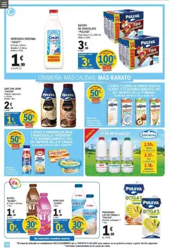 Vista previa E.Leclerc folleto válido desde el 29/07/2026 | Página: 12 | Productos: Leche desnatada, Café con leche, Leche, Café