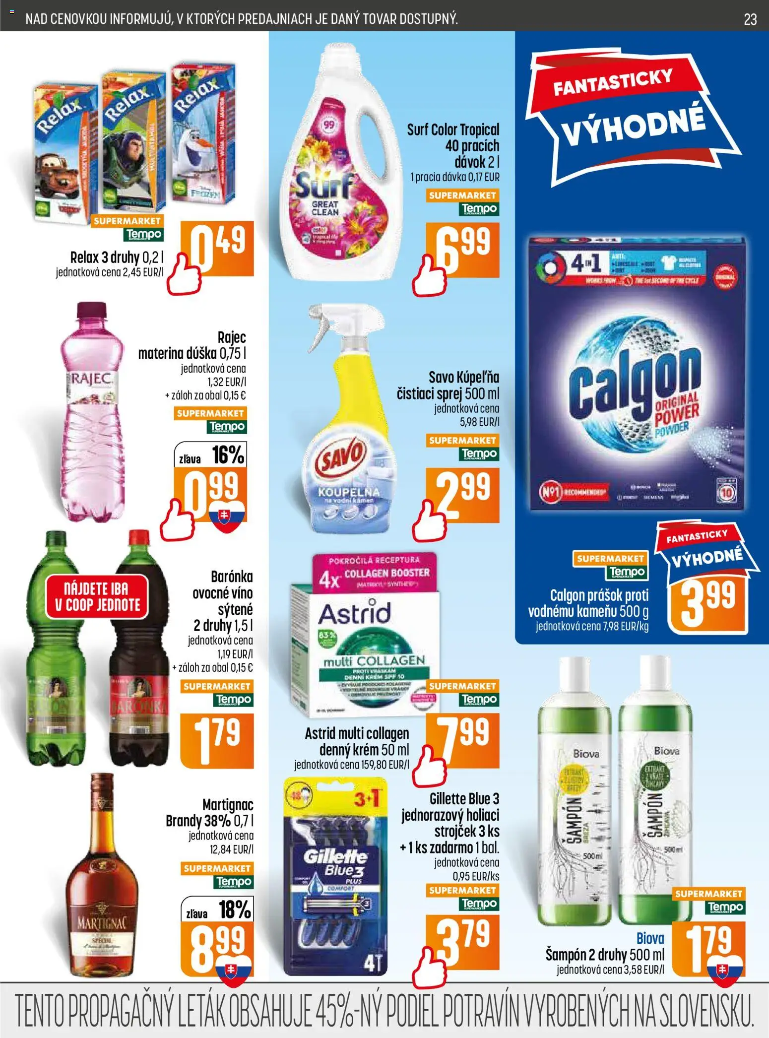 Nové COOP Jednota akcie – leták je platný od 02.07.2026 | Strana: 23