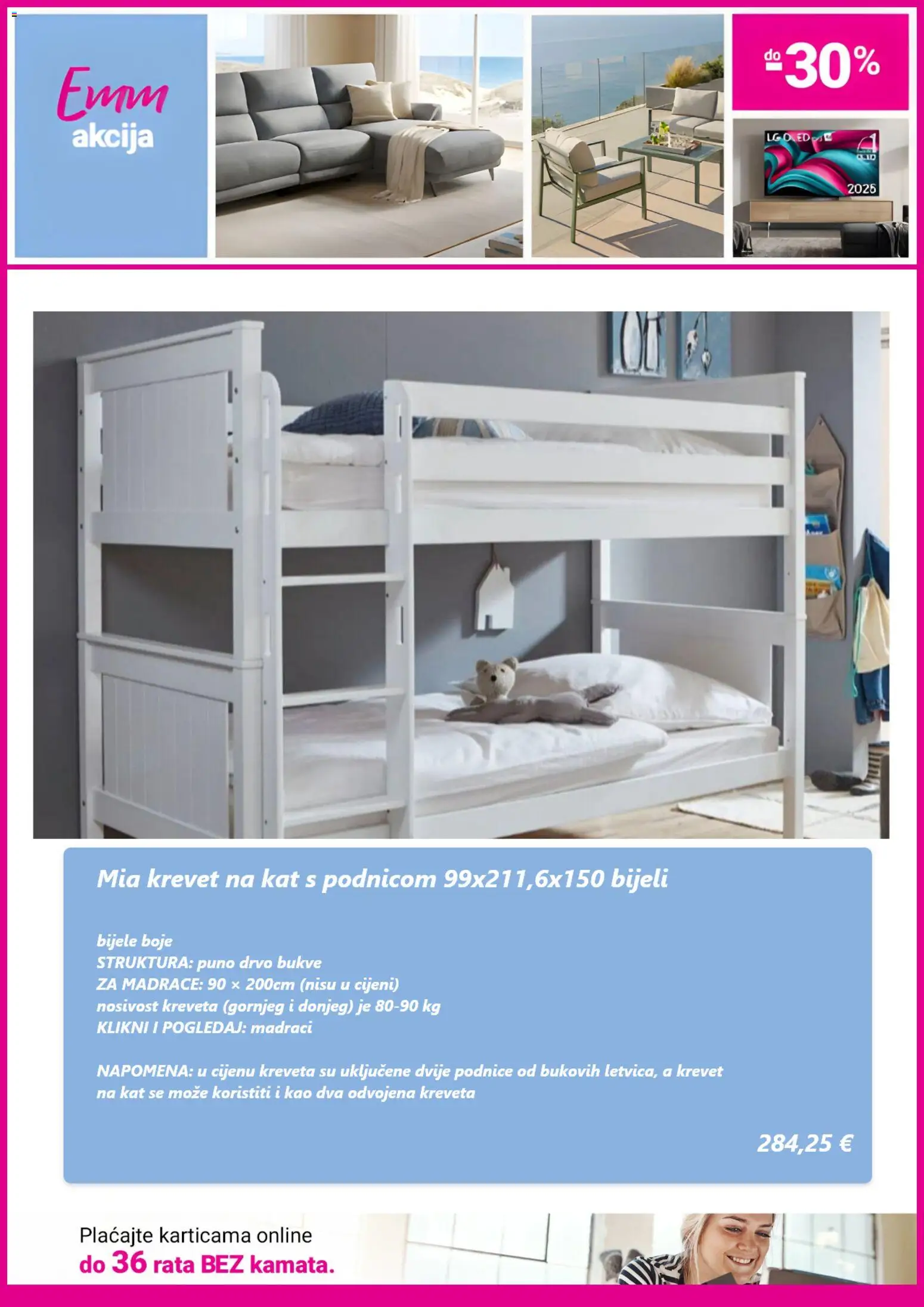 Emmezeta katalog | vrijedi od 24.05.2026 | Stranica: 4 | Proizvodi: Krevet, Podnice