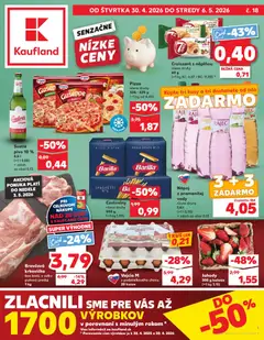 Kaufland leták platný od 30.04.2026