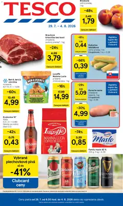 Tesco leták platný od 29.07.2026