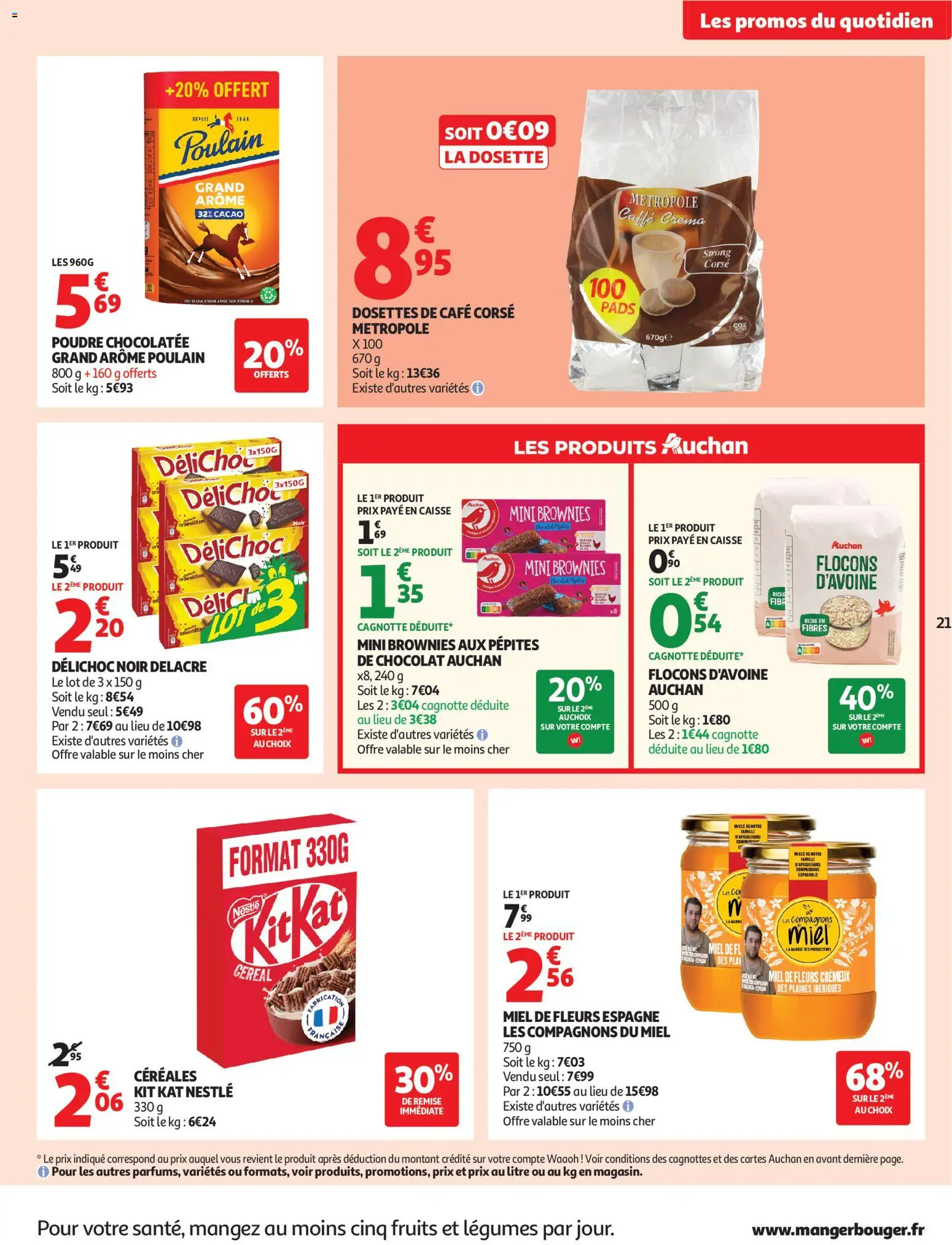 {H1} | Pagina: 21 | Producten: Cacao, La, Pads, Brownies