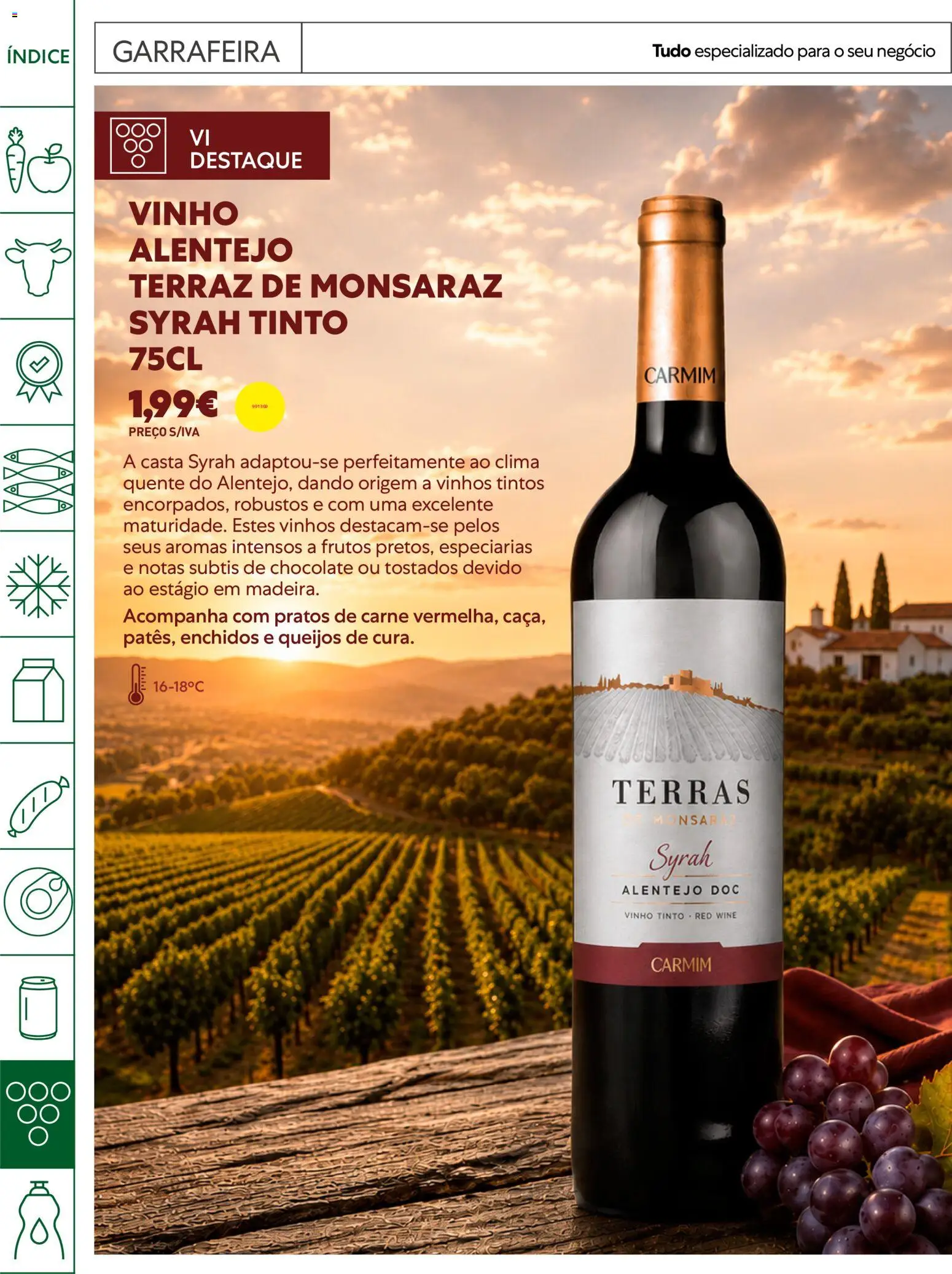 Recheio Horeca Madeira │ válido de 18/08/2026 | Página: 24 | Produtos: Pratos, Vinho, Carne, Vinho tinto
