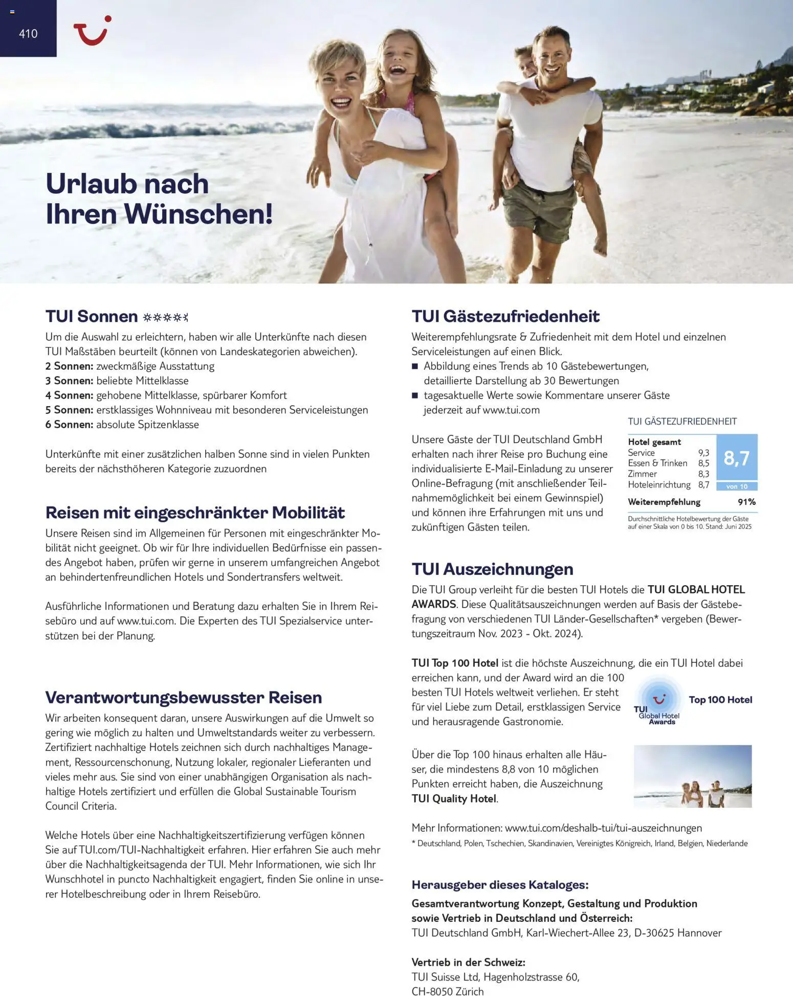 TUI Prospekt Südeuropa & Nordafrika 2026/27 – gültig ab 03.03.2026 | Seite: 410 | Produkte: Top