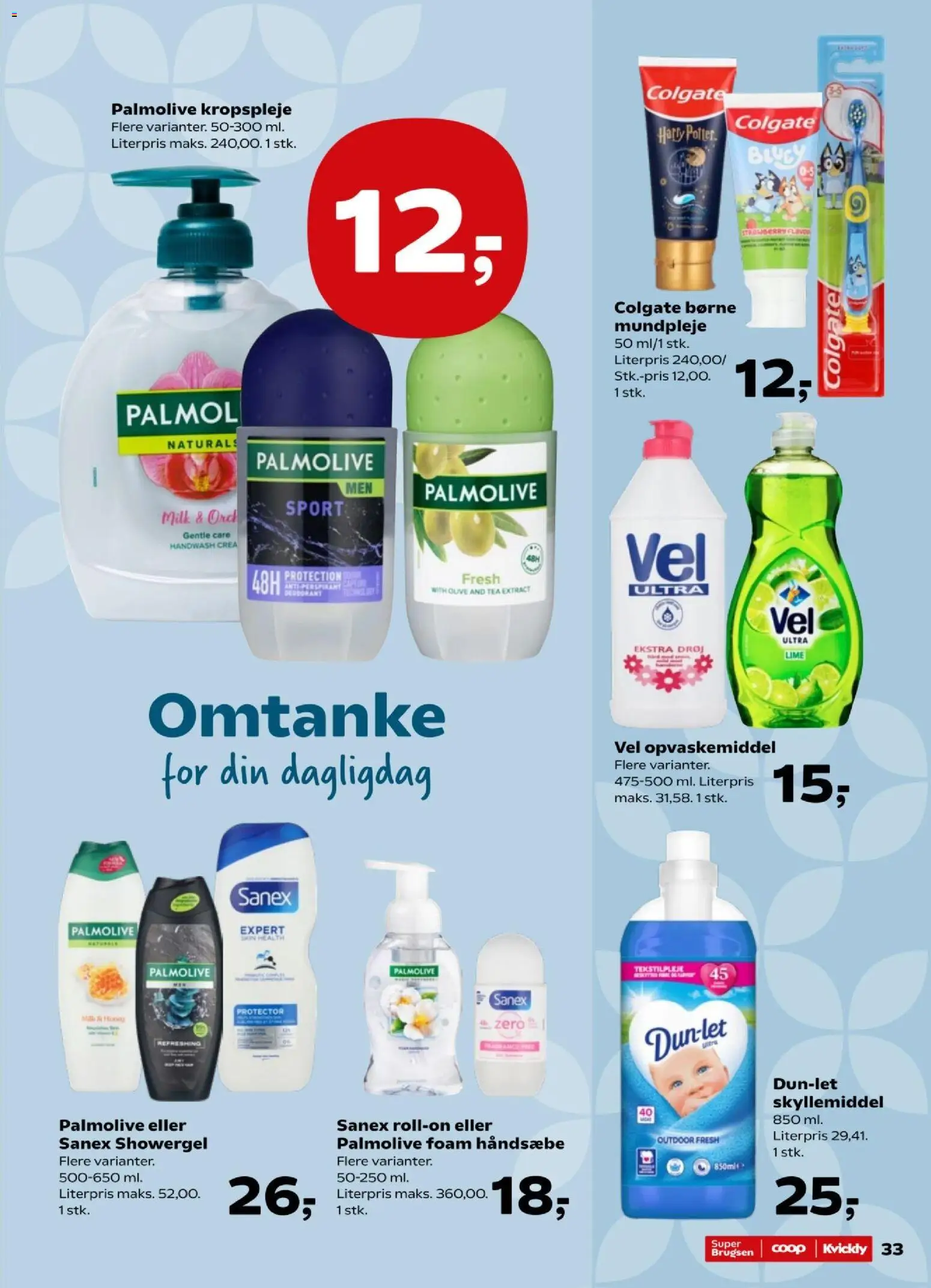 Super Brugsen tilbudsavis – gyldig fra 01/10/2026 | Side: 36 | Produkter: Deodorant, Antiperspirant, Skyllemiddel, Opvaskemiddel