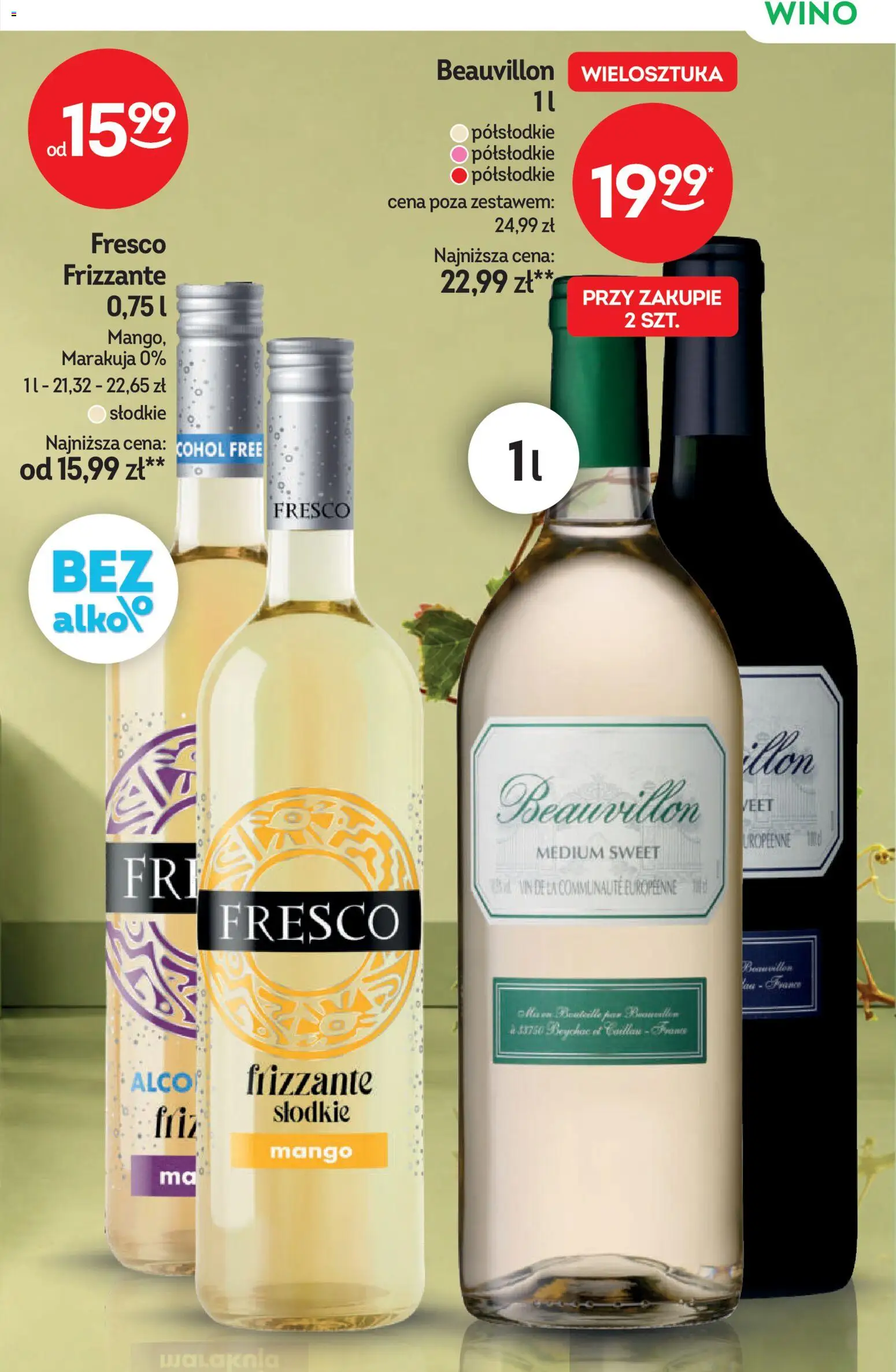 Żabka gazetka - Katalog win od 16.09.2026 | Strona: 15 | Produkty: Mango, Marakuja, Wino, Fresco