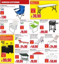 Anteprima del volantino Galassia volantino valido a partire dal 04.05.2026 | Pagina: 24 | Prodotti: Ombrellone, Barbecue, Cuscino, Sedia