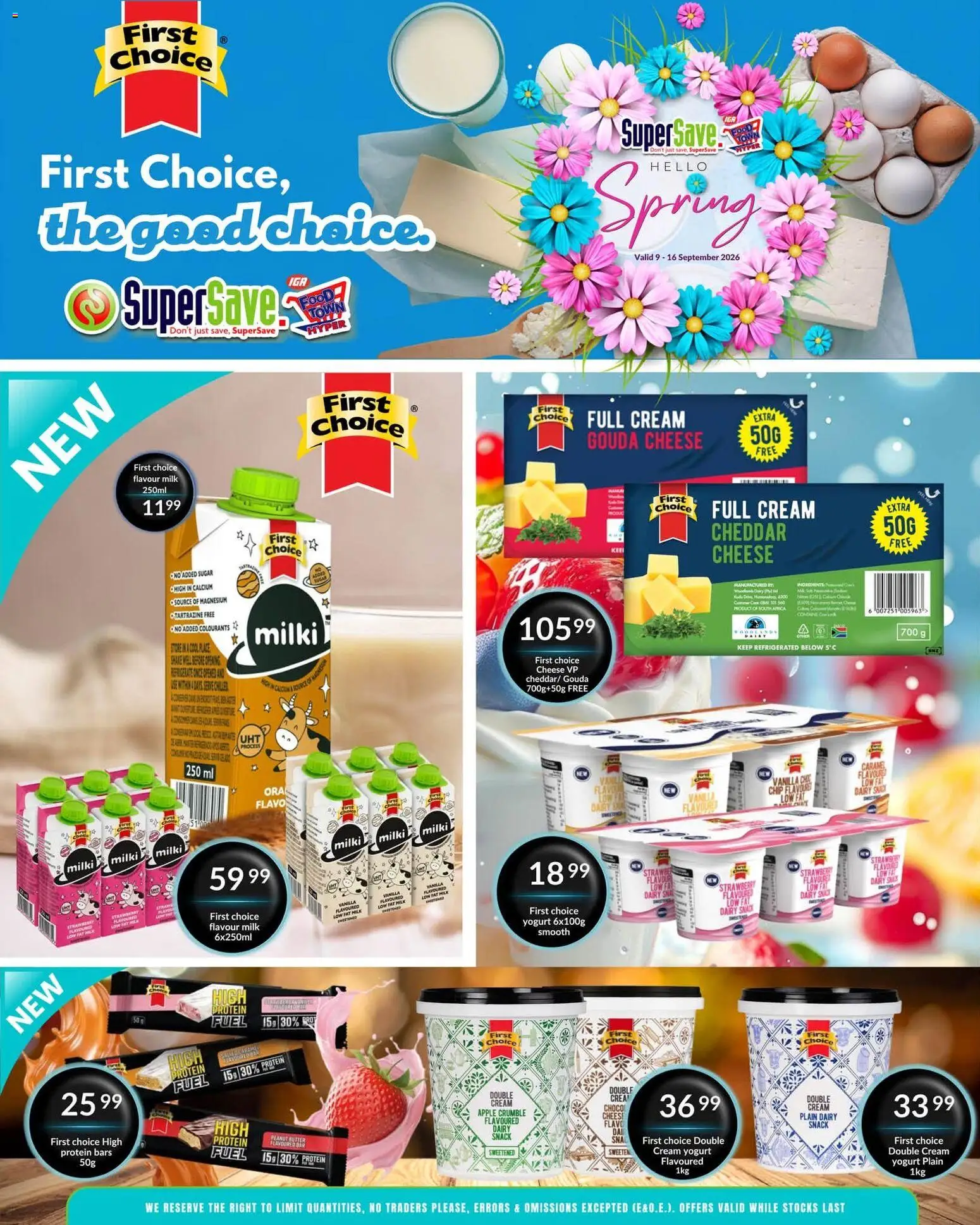 New Super Save catalogue – valid from 09/09/2026 | Page: 27 | Products: Milk, Cream, Sugar, Caramel