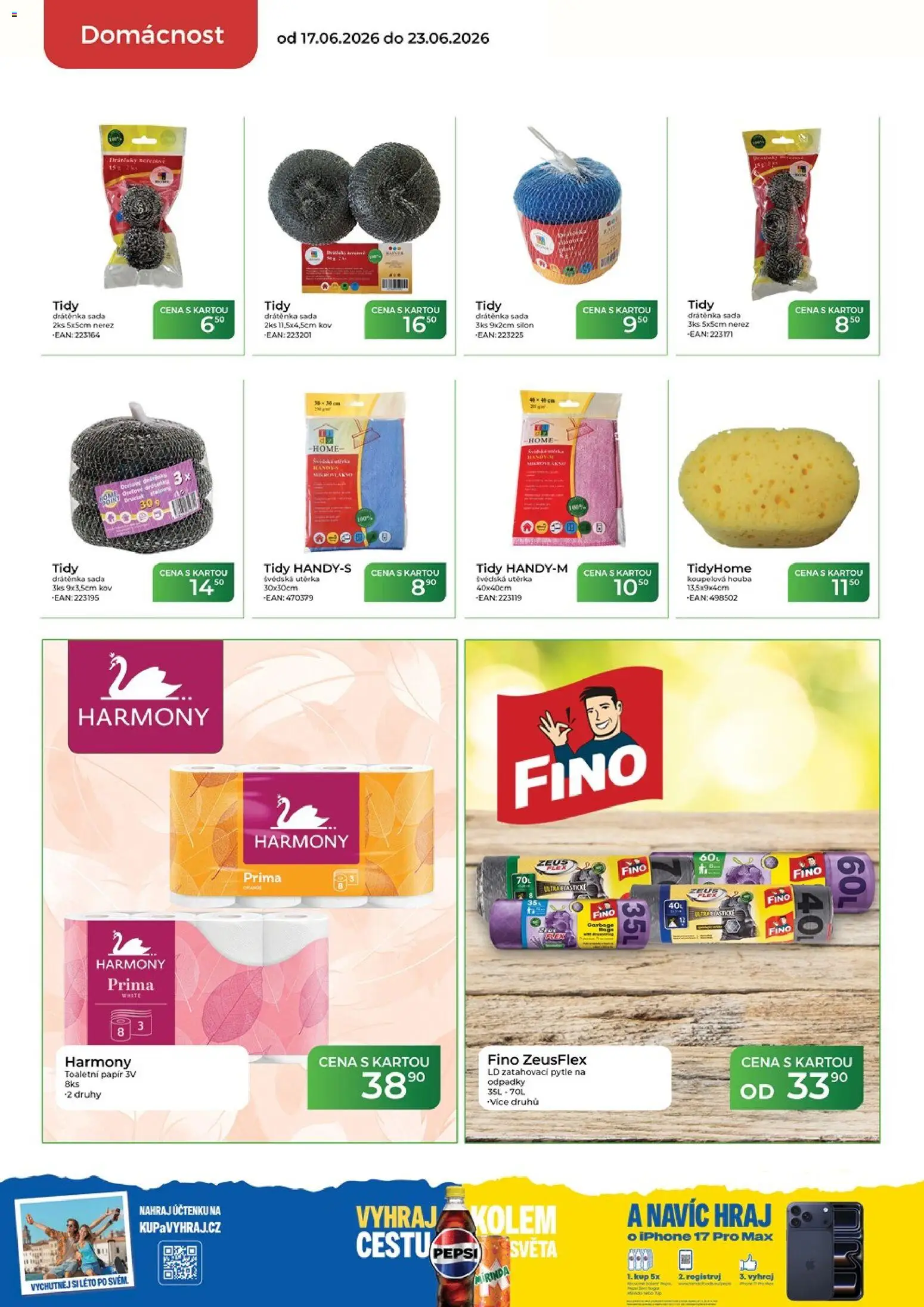 Tamda Foods leták od 17.06.2026 | Strana: 52 | Produkty: Toaletní papír, Iphone, Utěrka, Pytle na odpadky