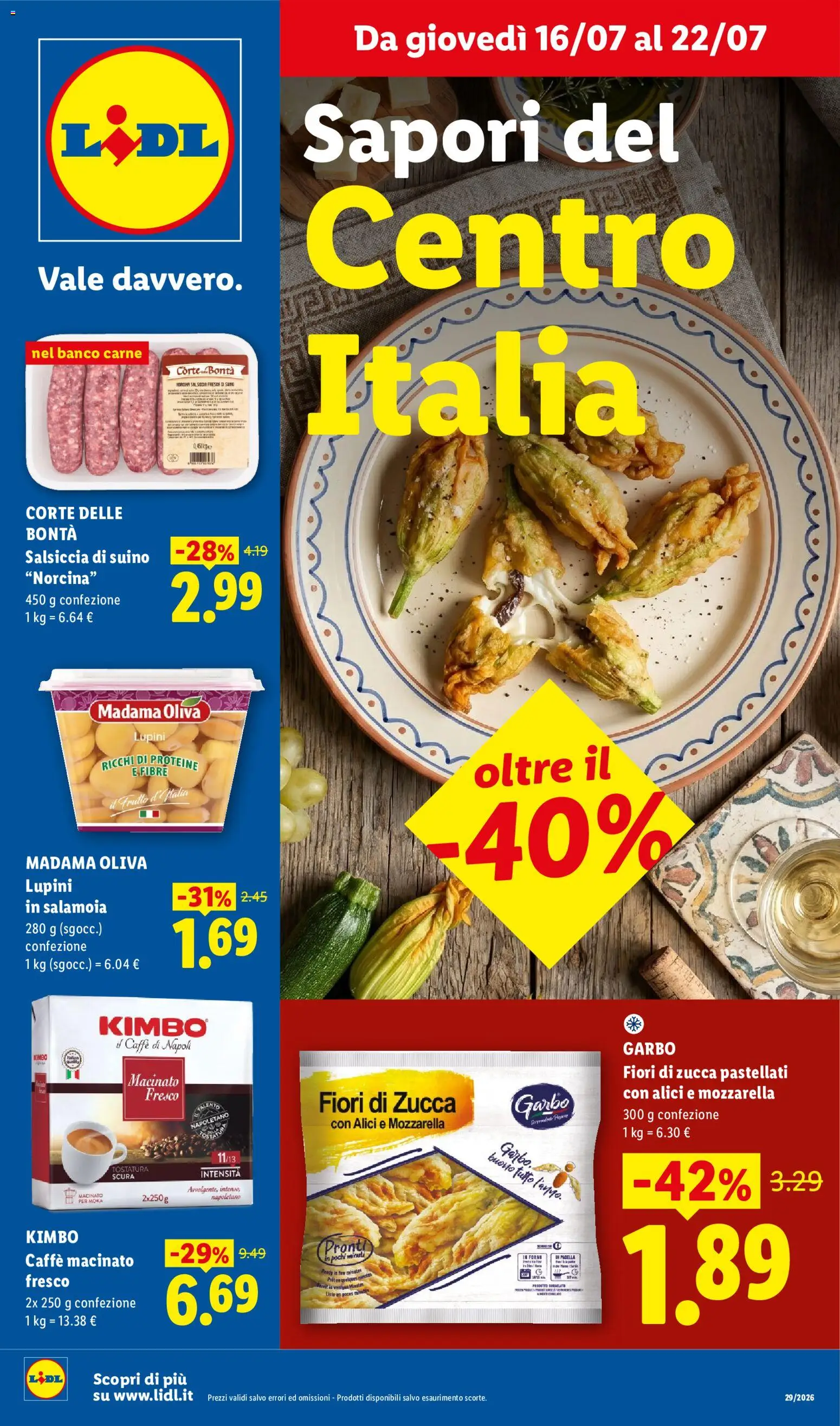Nuovo volantino LIDL dal 16/07/2026﻿ catalogue cover