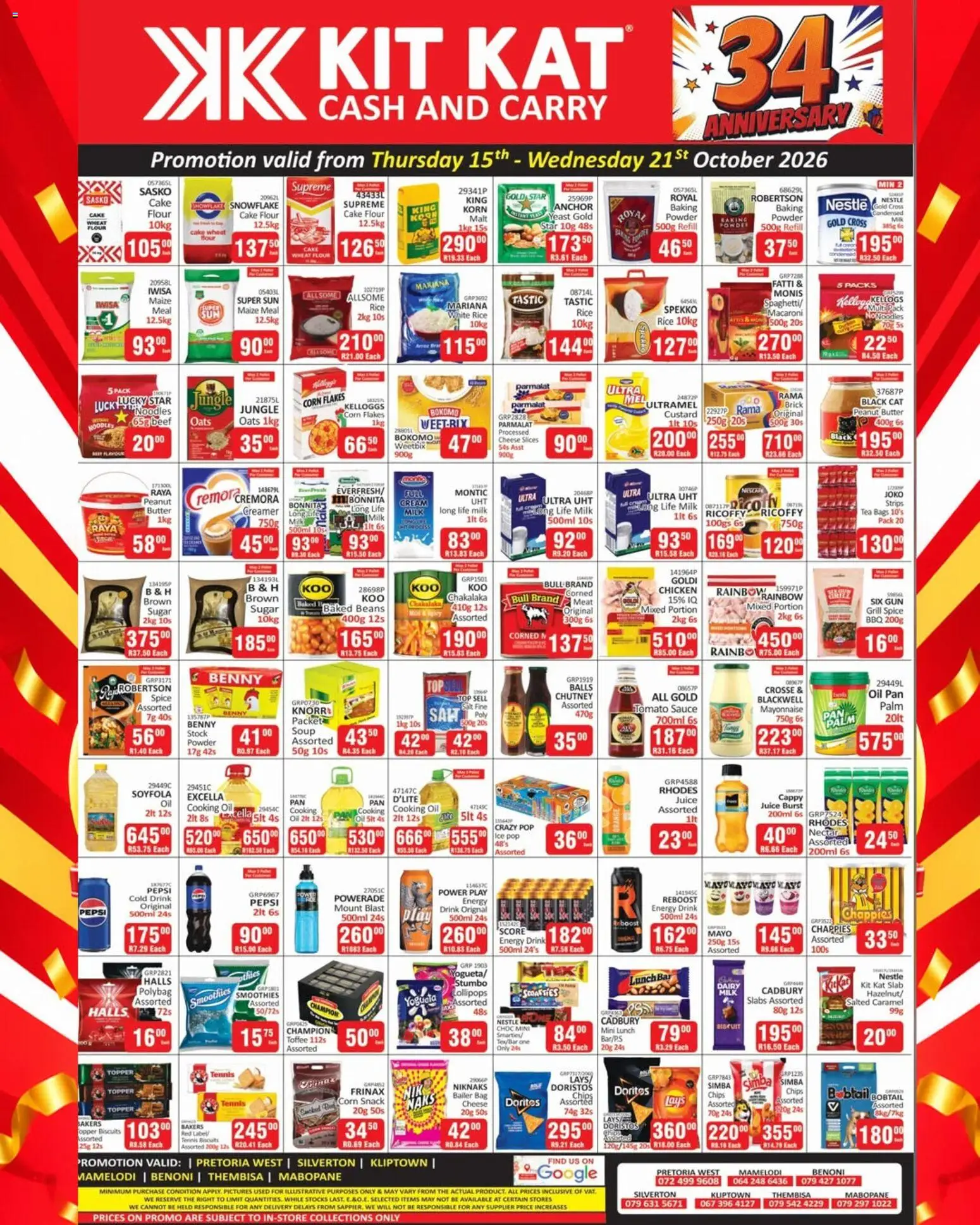 New KIT KAT Cash & Carry catalogue – valid from 15/10/2026 | Page: 2 | Products: Flour, Chicken, Beef, Baking powder