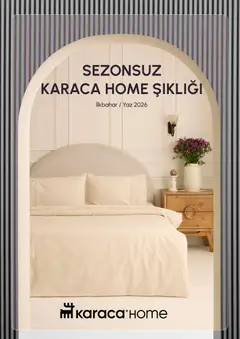 01 Mart 2026 tarihinden itibaren geçerli olan Karaca Home kataloğu önizlemesi