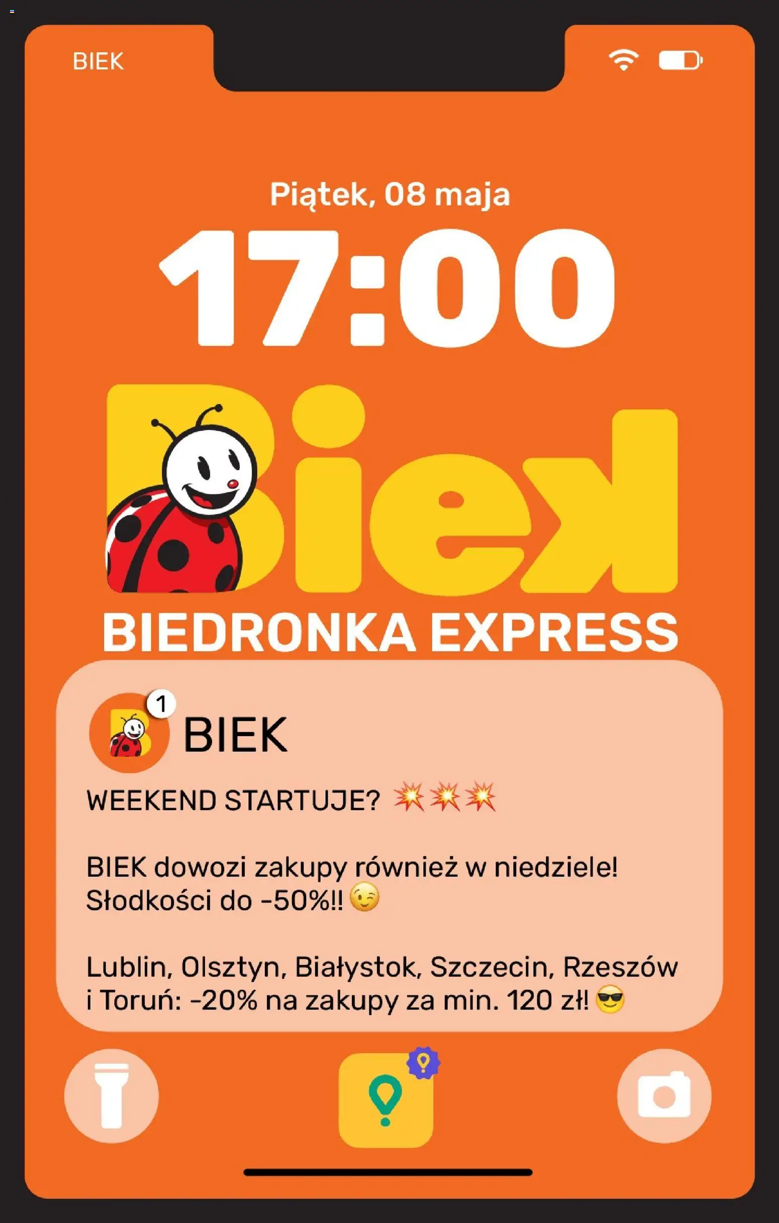 Biedronka gazetka - Biek od 08.05.2026 | Strona: 1