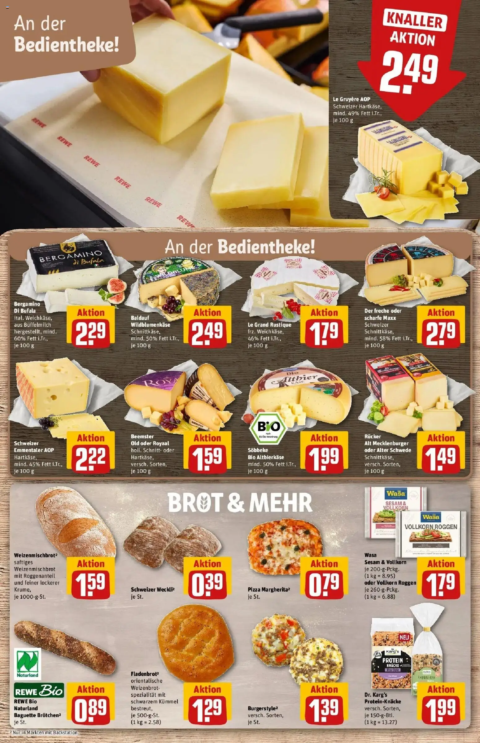 REWE Prospekt ab 26.10.2026 zum Blättern » Angebote | Seite: 11 | Produkte: Baguette, Brot, Pizza
