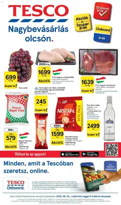 Tesco akciós újság - amely érvényes a következő dátumtól: 2026.09.03.