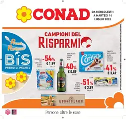 Anteprima del volantino Conad - Campioni del risparmio valido a partire dal 30/06/2026