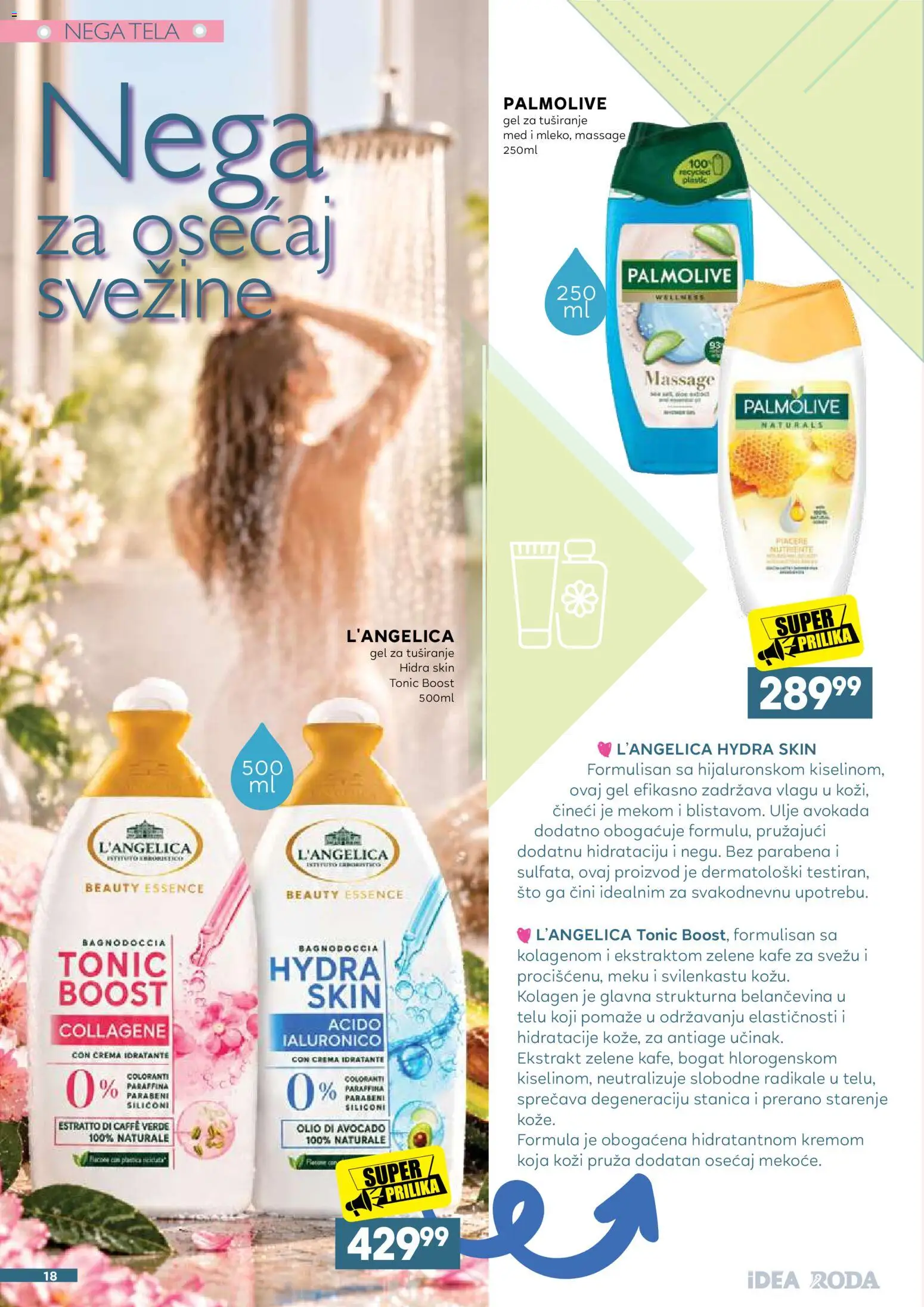 Idea katalog - važi od 26.10.2026 | Strana: 18 | Proizvode: Ulje avokada, Sto, Ulje, Gel za tuširanje