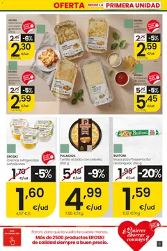 Vista previa Eroski folleto válido desde el 27/08/2026 | Página: 3 | Productos: Pizza, Crema, Lasaña, Pollo
