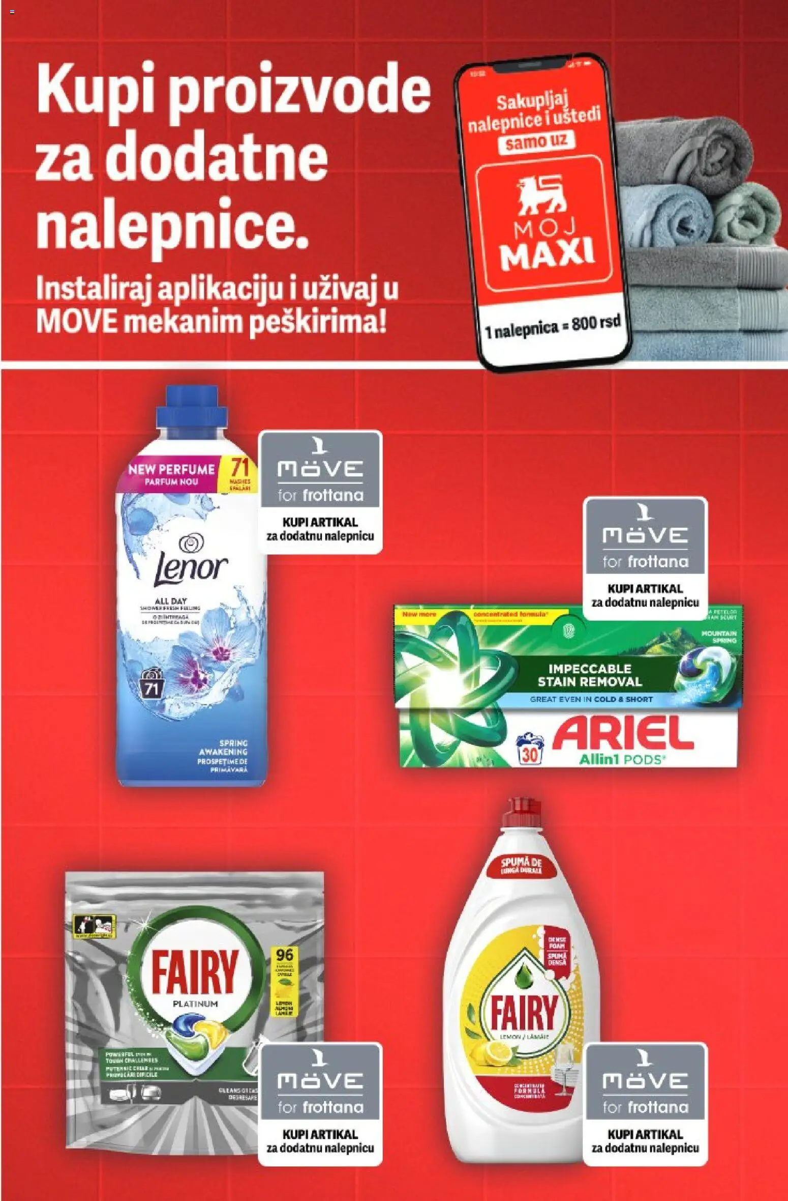 Maxi katalog - važi od 11.06.2026 | Strana: 5 | Proizvode: Ariel, Lenor