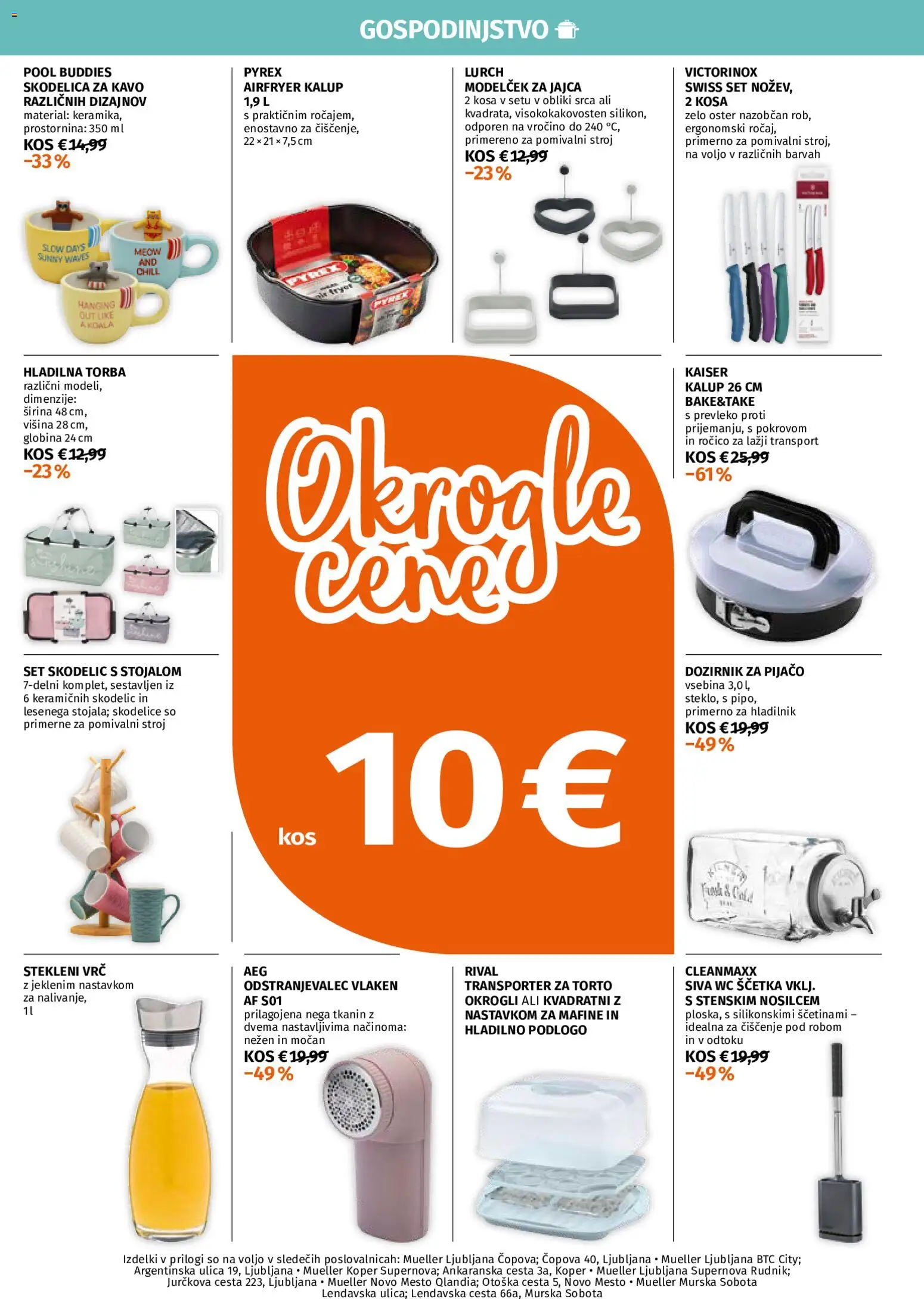 Novi Müller katalog ponudbe – veljaven od 29.06.2026 | Stran: 2 | Izdelki: Torba, Pomivalni stroj, Kos, Jajca