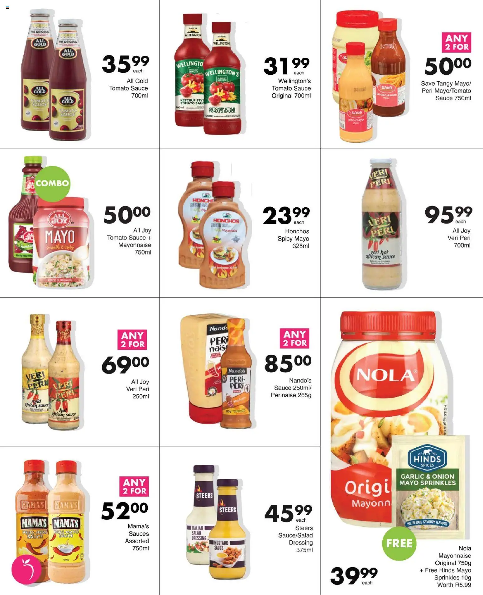 New Save catalogue – valid from 15/10/2026 | Page: 23 | Products: Tomato sauce, Salad, Mayonnaise, Garlic