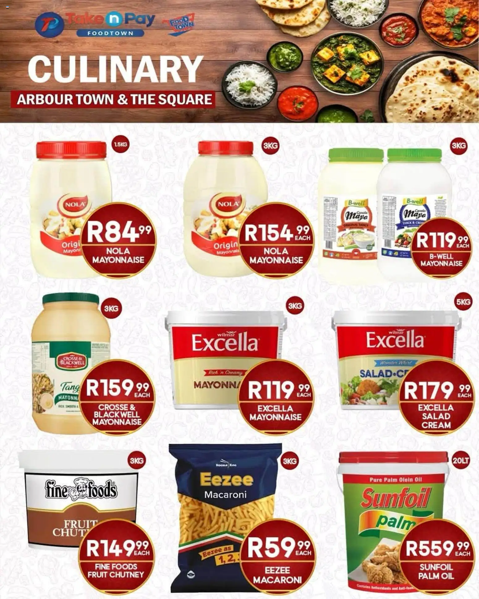 New Take n Pay catalogue – valid from 26/10/2026 | Page: 5 | Products: Chutney, Oil, Cream, Fruit