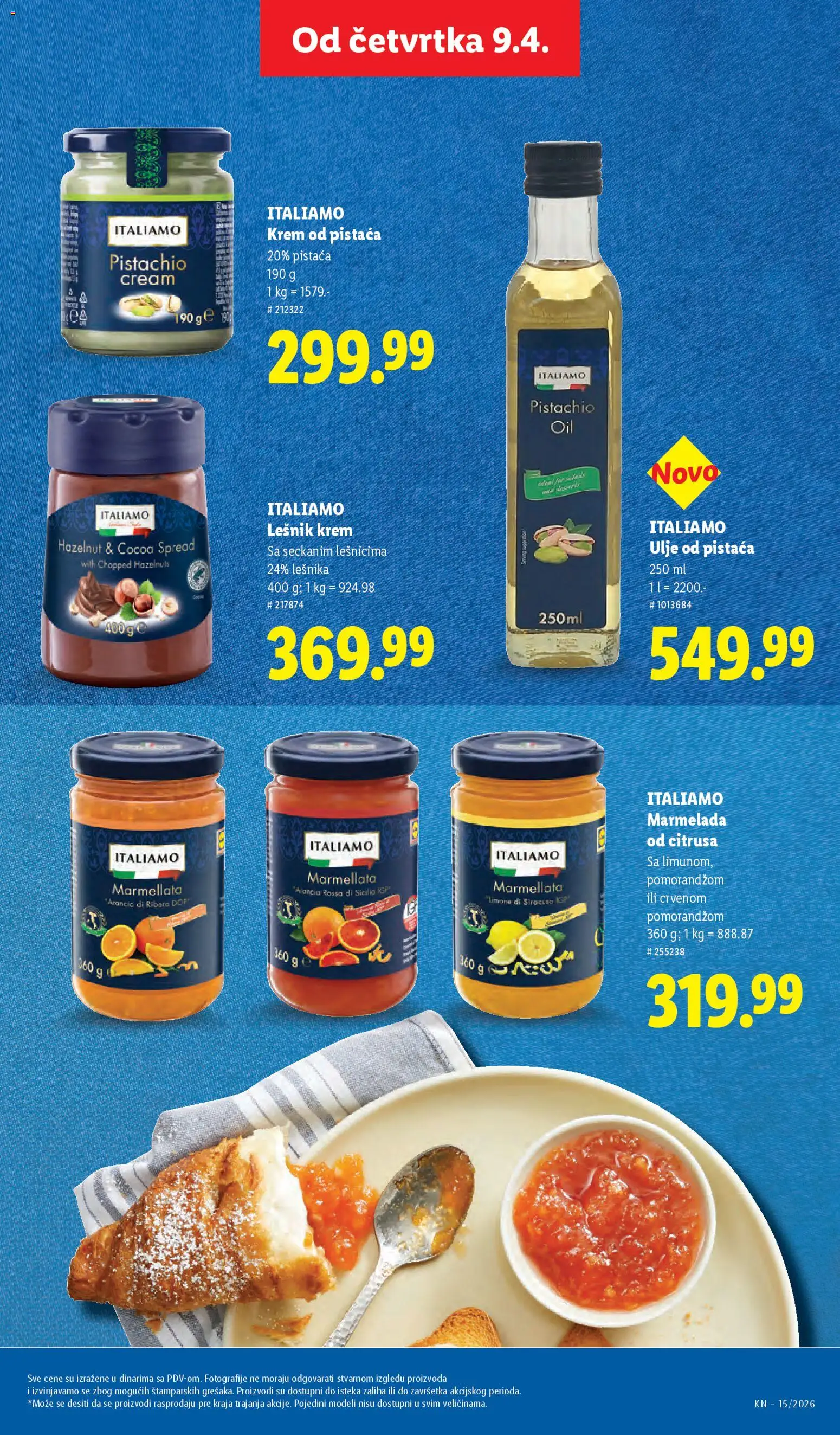 Lidl katalog - važi od 09.04.2026 | Strana: 55 | Proizvode: Lešnik, Ulje, Krem
