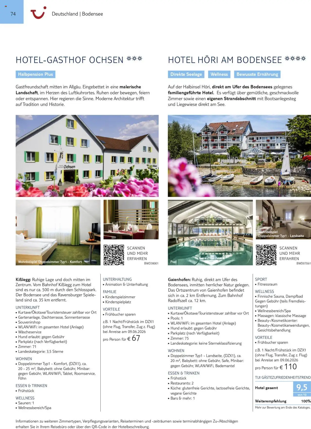 Aida - Urlaub mit eigener Anreise  – gültig ab 01.11.2025 | Seite: 74 | Produkte: Babybett, Küche, Föhn, Bademantel