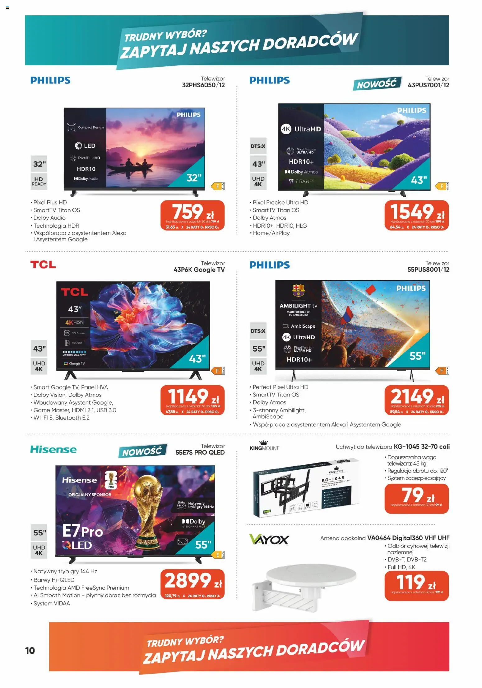 Max elektro gazetka od 27.08.2026 | Strona: 10 | Produkty: Telewizor, Audio, USB, Gry