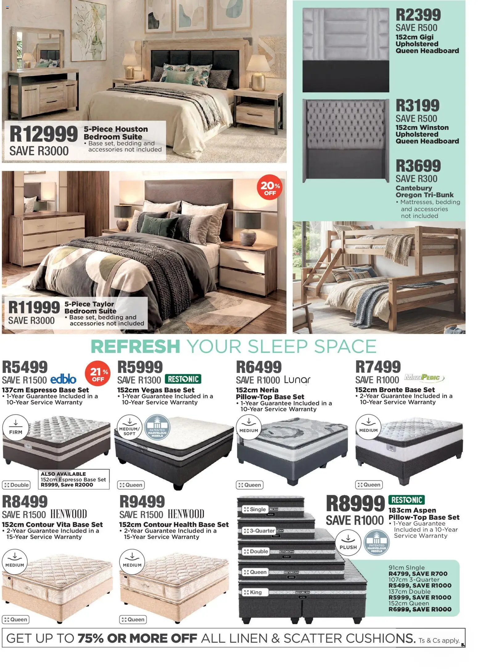 New House and Home catalogue – valid from 09.03.2026 | Page: 5 | Products: Headboard