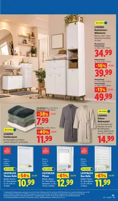Lidl Prospekt ab 29.06.2026 gültig | Seite: 51 | Produkte: Waschbecken, Bad, Unterschrank, Bademantel