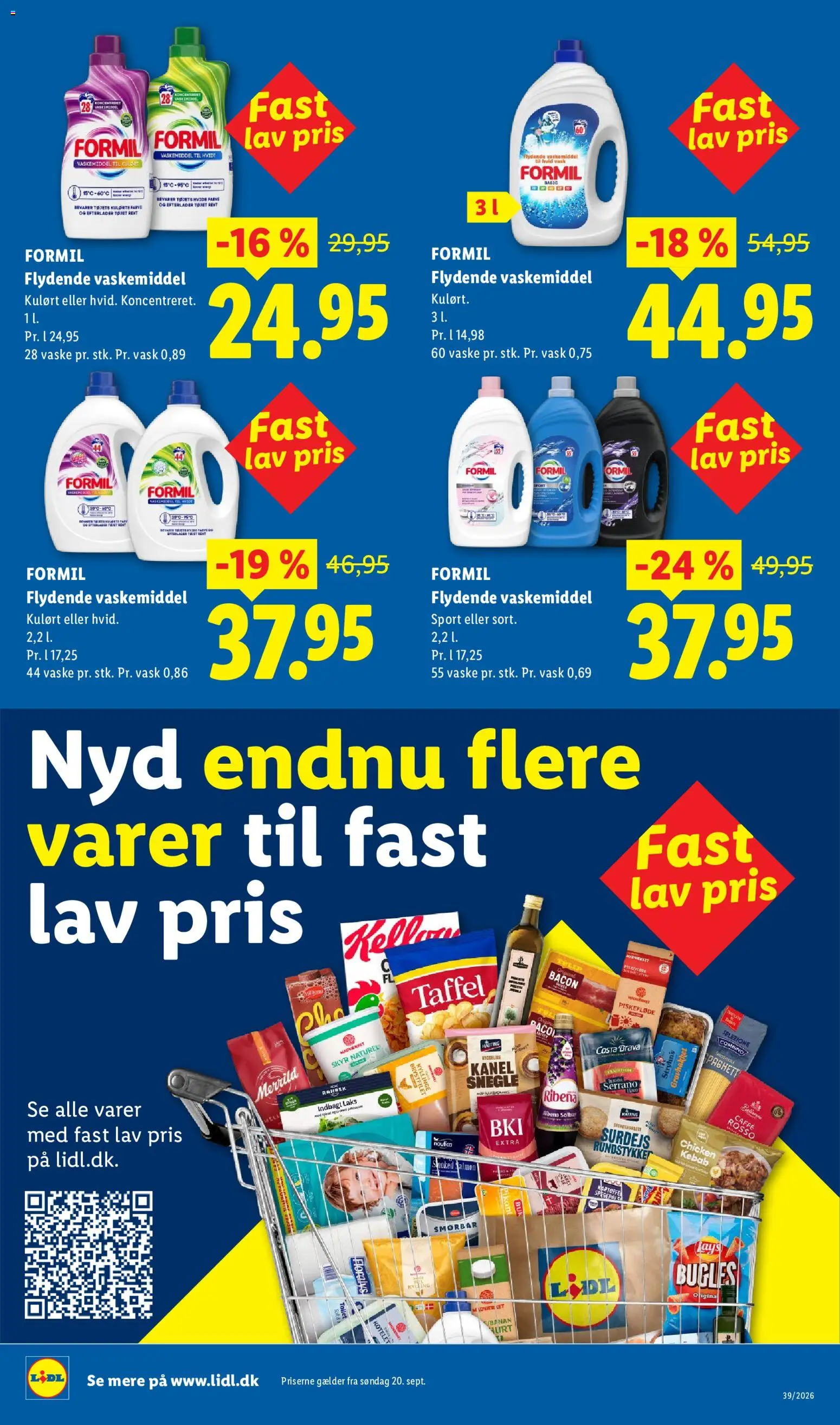 Lidl tilbudsavis – gyldig fra 24/09/2026 | Side: 16 | Produkter: Kebab, Toilet, Bacon, Laks
